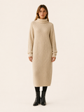 Amabel | Jumper Dress with Roll Neck and Relaxed Midi Fit