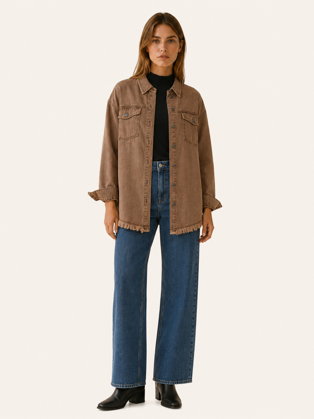 Astraea | Women's Utility Longline Denim Jacket