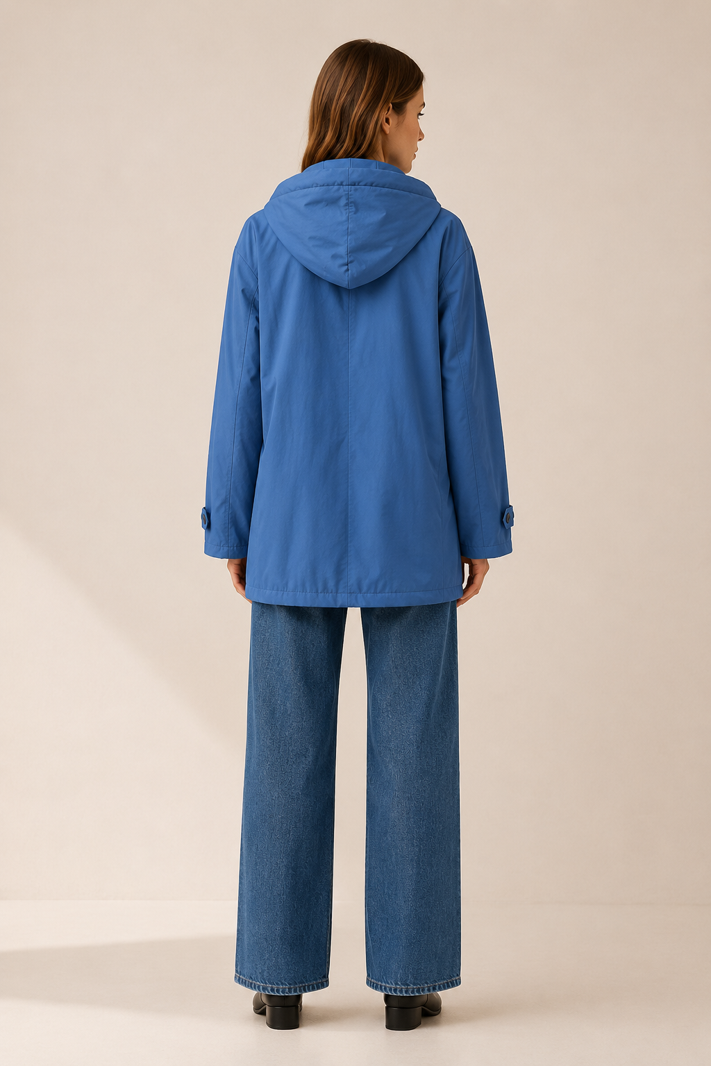 Belphoebe | Women's Hooded Longline Rain Jacket