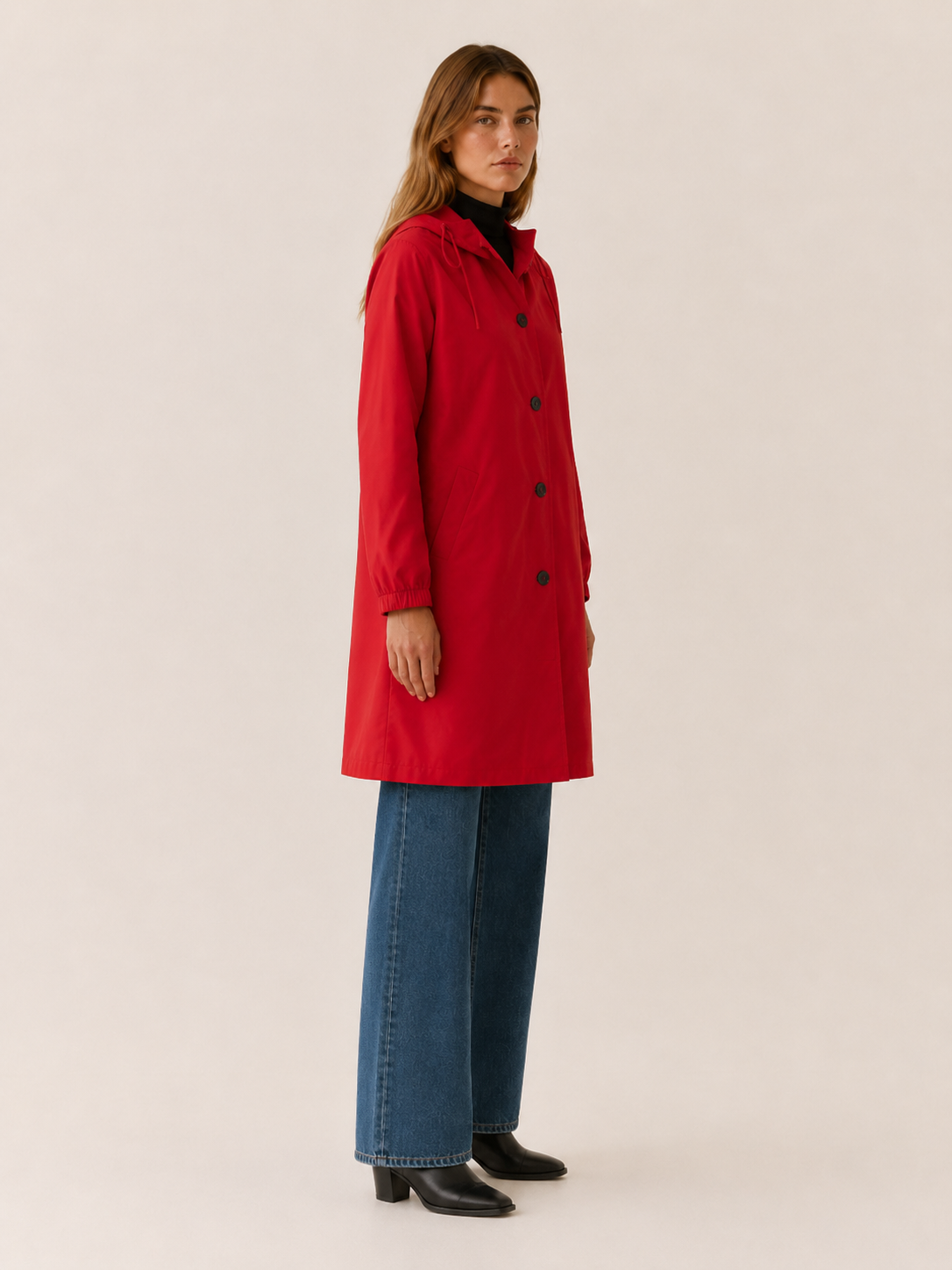 Brisanna | Women's Oversized Hooded Rain Jacket