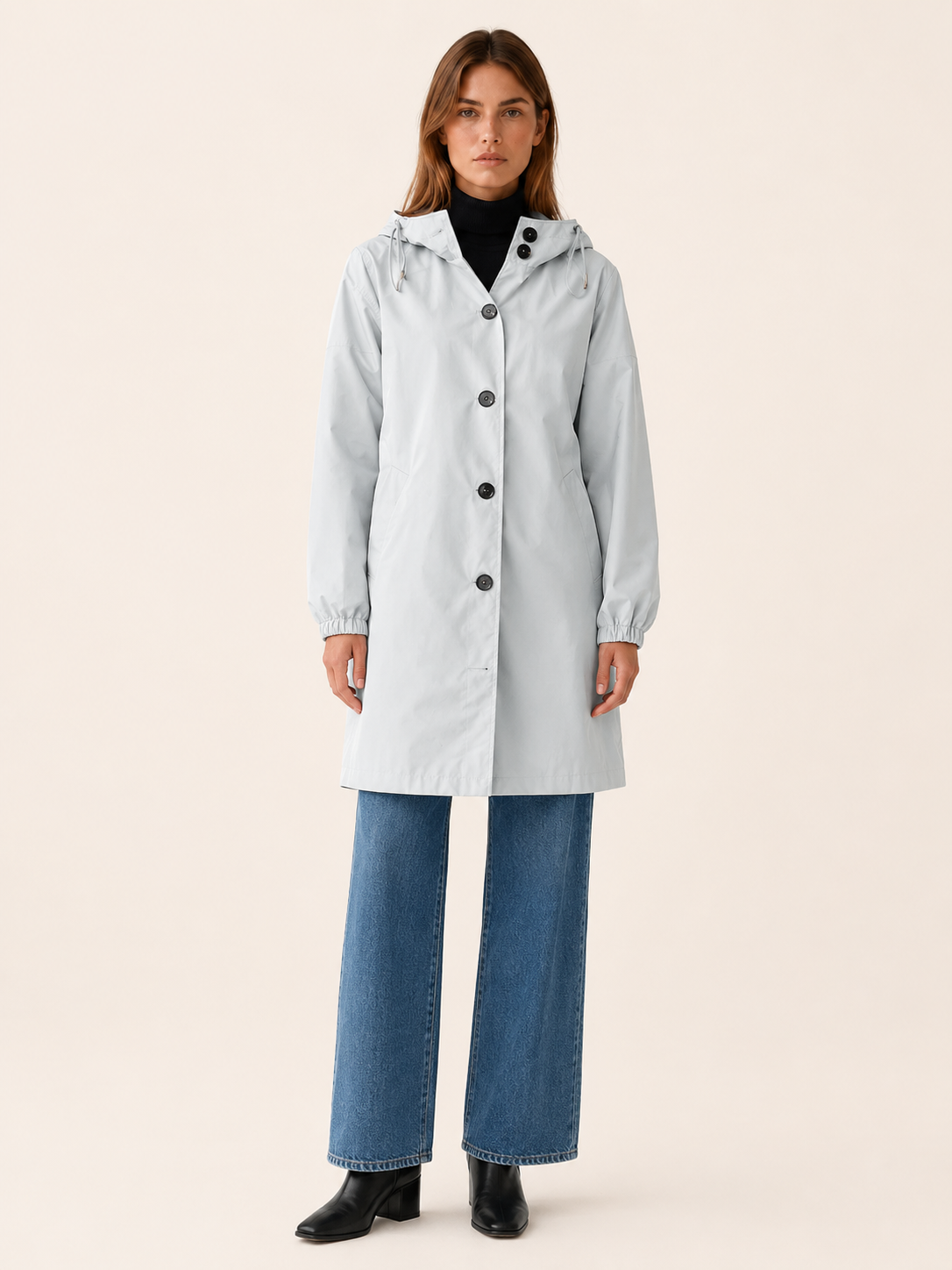 Brisanna | Women's Oversized Hooded Rain Jacket