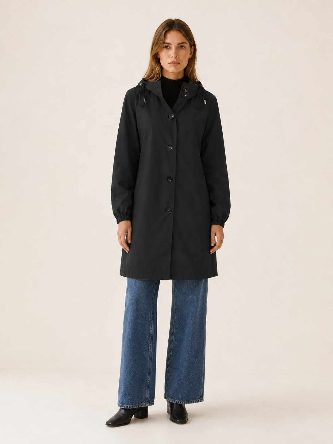Brisanna | Women's Oversized Hooded Rain Jacket