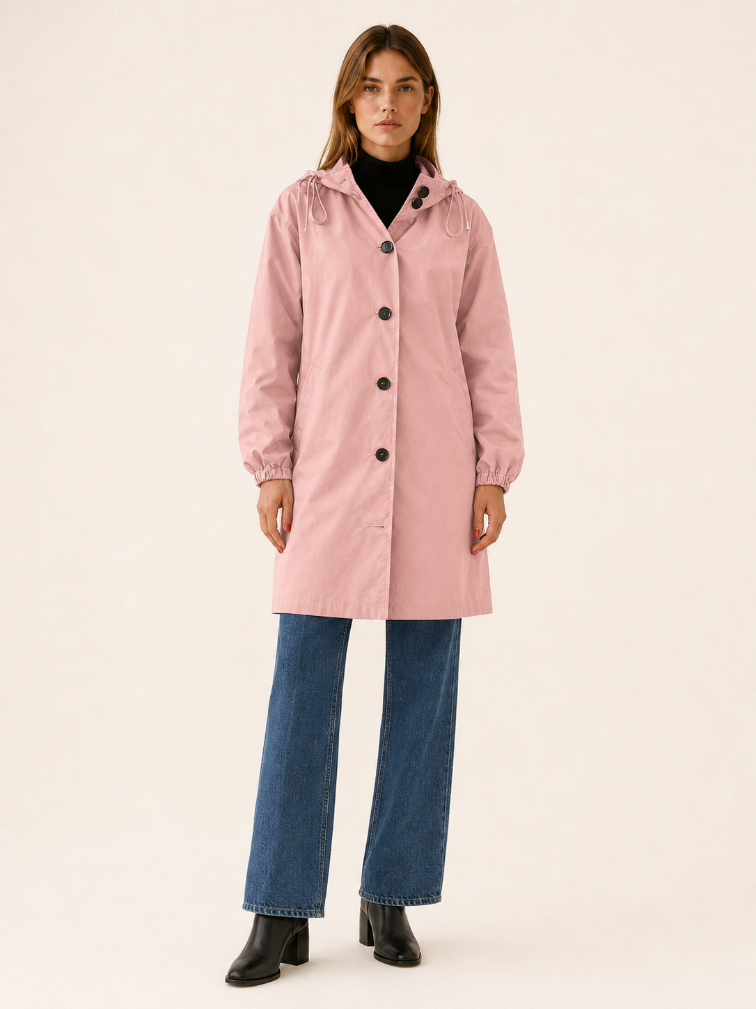Brisanna | Women's Oversized Hooded Rain Jacket